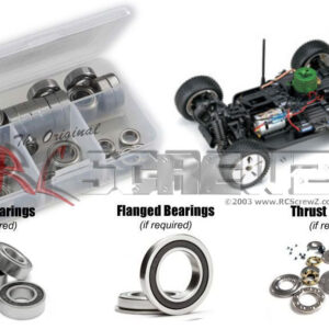 kyo059r - Rubber Shielded Bearing Kit For The Kyosho Inferno Half 8 Mini (#31311)