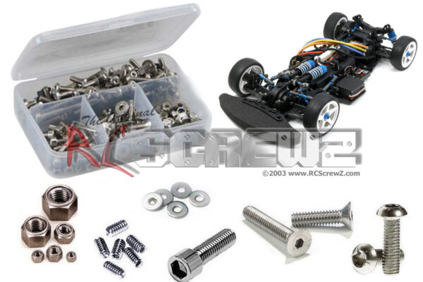 tam145 - Tamiya Racing TA06/Pro (#58492) Stainless Steel Screw Kit