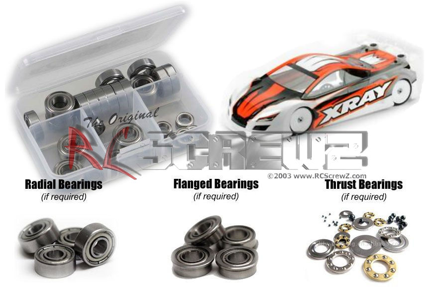 xra082b - Xray T4 1/10th 2021 (#300028) Metal Shielded Bearing Kit